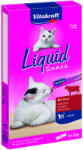 Vitakraft Cat Liquid Snack - jutalomfalat szósz ( marha, inulin ) macskák részére ( 6x15g ) (235213)