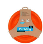 PitchDog Lightweight And Flexible Flying Disk For Dogs - játék (frizbi, narancssárga) kutyák részére (Ø24cm) (62474)