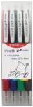 PENAC Set 4 pixuri cu gel PENAC Inketti - culori asortate (P-BA3601EF-1WP4)