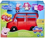 Peppa Pig Masina Familiei Peppa Cu Figurine (g0541) Figurina