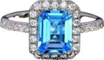 Frumoasa Venetiana Inel argint topaz (C3458)