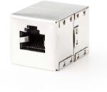 Nedis Adaptor prelungire retea Nedis CCGB89011ME Cat6 STP Gigabit 8P8C RJ45 mama - 8P8C RJ45 mama ecranat metal (CCGB89011ME)