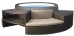 Poolstar Jacuzzi NetSpa Vita Premium cu mobilier inclus, 6 locuri