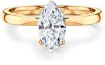 SAVICKI Inel de logodnă Savicki: aur galben, diamant de laborator - savicki - 8 534,00 RON