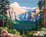 Alkotásutca Yosemite álomvilág - Számfestő készlet kereten 40x50