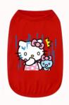 Tiger`s Heart Червена тениска за куче Hello Kitty
