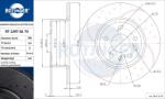 ROTINGER Disc frana ROTINGER GRAPHITE DRILLED & SLOTTED PLUS RT 1297-GL T5 (RT 1297-GL T5)