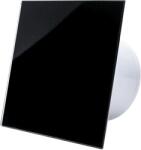 EcoVent Ventilator baie Ecovent DECORA SMART O100 Super Silent cu senzor umiditate, timer si clapeta antiretur, 93 m ³ h, negru mat (DECORAS100GLBLMAT)