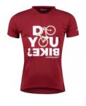 Force Tricou ciclism Force Bike, rosu, XXL