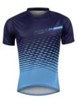Force Tricou maneca scurta Force MTB Angle, albastru, XS