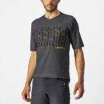 Castelli Jersey cu maneca scurta Castelli Trail Tech Tee, Antracit/Galben Fluo, M