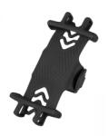 FORCE Suport Force din silicon pentru telefon 4 - 6 pe tija, negru