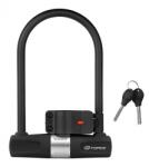 Force Lacat U-lock FORCE Cu suport de prindere 11.5x18.9cm Negru