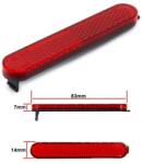 Fivestars Reflectorizante rosii pentru trotineta Xiaomi - set 20 bucati