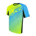 Force Tricou Force MTB Attack fluo/albastru S