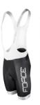 Force Pantaloni scurti cu bazon si bretele Force Team18 Negru/Alb XS