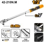 INGCO Cheie Dinamometrica 1/2 40-200nm INGCO HPTW200N1 (HPTW200N1)