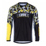 Force Bluza Force Reckless Maneca Lunga, Black-Yellow-Grey M