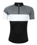 Force Bluza ciclism Force View maneci scurte negru/gri/alb M
