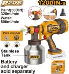 INGCO Pistol Vopsit 20V 800ml 120DIN-s INGCO CSGLI20041 (CSGLI20041)