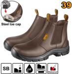 INGCO Ghete Protectie Maro cu Varf Metalic 44 INGCO SSH08SB. 44 (SSH08SB.44)