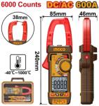 INGCO Multimetru / Clampmetru DC/AC 600A Industrial 6000 Puncte INGCO DCM66002 (DCM66002)