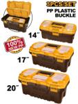 INGCO Cutii Depozitare Scule Set 3 buc INGCO PBXK0301 (PBXK0301)
