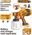 INGCO Pistol Vopsit 20V cu Functie de Suflare INGCO CSGLI2004 (CSGLI2004)