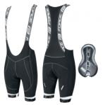 Force Pantaloni scurti cu bazon si bretele Force F FAME Negru/Alb 3XL