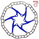 Fivestars Disc frana eWheel EWD001 160mm, 6 gauri, albastru