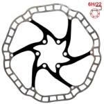 Fivestars Disc frana eWheel EWD001 160mm, 6 gauri, negru
