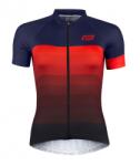 Force Tricou Force F Ascent Lady albastru/rosu L