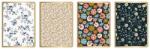 Interdruk A5/60 Kockás Füzet Metallic Floral (10 Db) (5902277350763)