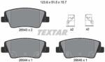 TEXTAR set placute frana, frana disc TEXTAR Q+ 2654301 (2654301)