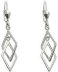 Fine Silver AG125040 - Ezüst hagyományos záras beakasztós női fülbevaló pár (AG125040)
