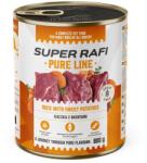 SUPER RAFI Pure Line rață și cartofi dulci 800 g hrană umedă câini adulți
