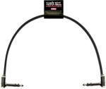 Ernie Ball Flat Ribbon Stereo Patch Cable 12" Black