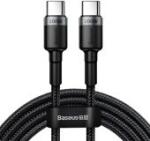 Baseus Cafule USB-C to USB-C PD 2.0 100W Kábel 2m Szürke/Fekete CATKLF-ALG1