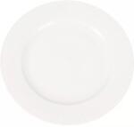 Gastro Lapostányér, fehér, bordázott dizájn, 270 mm átmérő