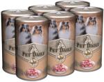 Pet Daily Dog 6x1240g teljes értékű nedves kutyaeledel, szárnyas (42513x6)