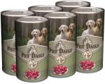 Pet Daily Dog 6x1240g teljes értékű nedves kutyaeledel, vadas (42510x6)