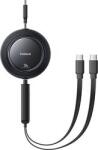 Baseus Cablu Baseus Free2Pull retractabil Fast Charging USB-C la 2x USB-C, 100W, 1.2m, Negru (e0415504) - cel