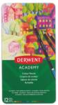 Derwent Комплект цветни моливи, метална кутия, DERWENT "Academy", 12 различни цвята 2301937 (2301937)