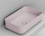Ceramica Dolomite Noemi lavoar 64x38.5 cm dreptunghiular de blat roz mat D311265 (D311265)