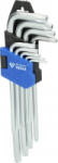 Brilliant Tools Hajlított csavarhúzó készlet T 10, T 15, T 20, T 25, T 27, T 30, T 40, T 45, T 50 9 részes (BT044009) (BT044009)
