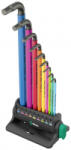 Wera 950/9 Hex-Plus Multicolour 3 Belső hatlap Hajlított csavarhúzó készlet 1.5 mm, 2 mm, 2.5 mm, 3 mm, 4 mm, 5 mm, 6 mm, 8 mm, 10 mm 9 részes (05133165001)