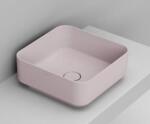 Ceramica Dolomite Noemi lavoar 40x40 cm pătrat de blat roz mat D311765 (D311765)