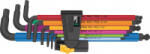 Wera 950/9 Hex-Plus Multicolour Imperial 2 Belső hatlap Hajlított csavarhúzó készlet 9 részes (05022640001) (05022640001)