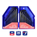 WorkPro Hatlap Stiftkulcs készlet 0.7 mm, 0.9 mm, 1.3 mm, 1.5 mm, 2.0 mm, 2.5 mm, 3.0 mm, 4.0 mm, 4.5 mm, 5.0 mm, 5.5 mm, 6.0 mm, 7.0 mm, 8.0 mm, (WP222018)