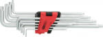 KS TOOLS TX Hajlított csavarhúzó készlet T 10, T 15, T 20, T 25, T 27, T 30, T 40, T 45, T 50 9 részes (151.4550) (151.4550)